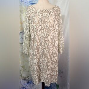 chinese dress ladies Jessica Howard Women's Lace Shift with Double Ruffle, Ivory/Beige, 6 at  Amazon Women's Clothing store